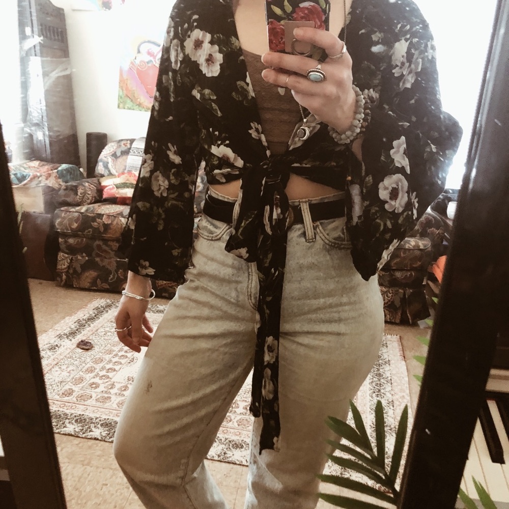 Tree of Life wrap top